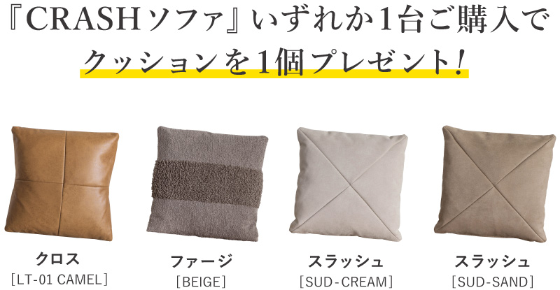 クッションプレゼント