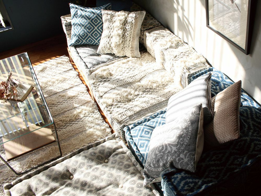 送料無料】ブロック マルチ ソファ コーナー ジオ グレー - a.depeche