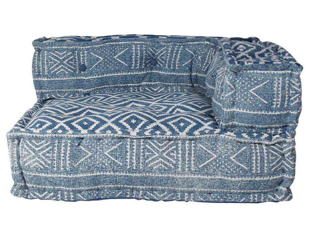 送料無料】ブロック マルチ ソファ コーナー ノス ブルー - a.depeche