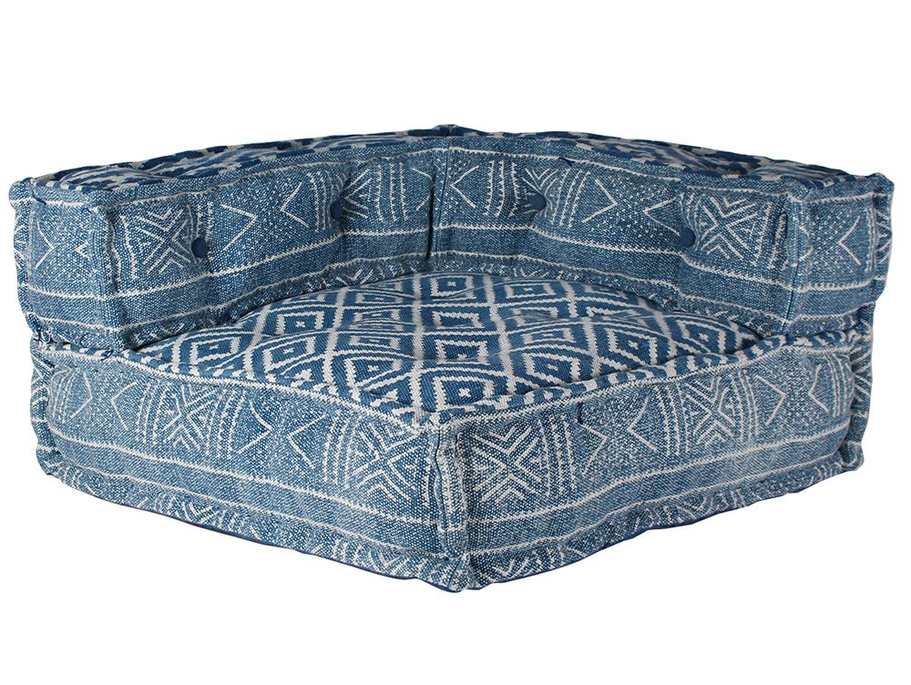 ブロック マルチ ソファ コーナー ノス ブルー - a.depeche(アデペシュ)