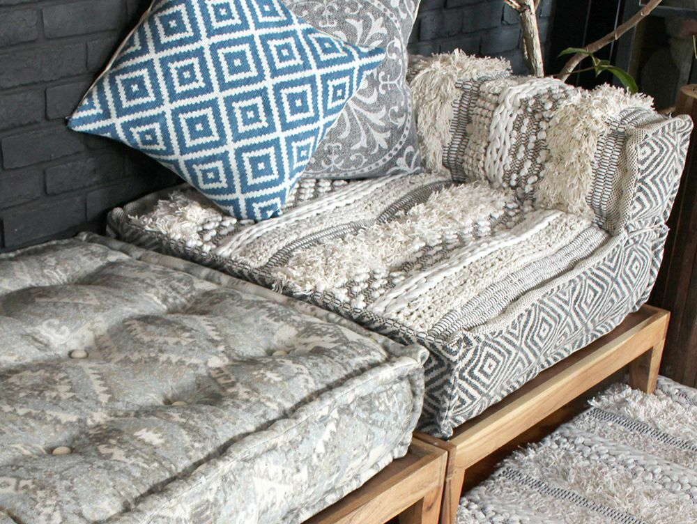 送料無料】ブロック マルチ ソファ センター マック ホワイト - a