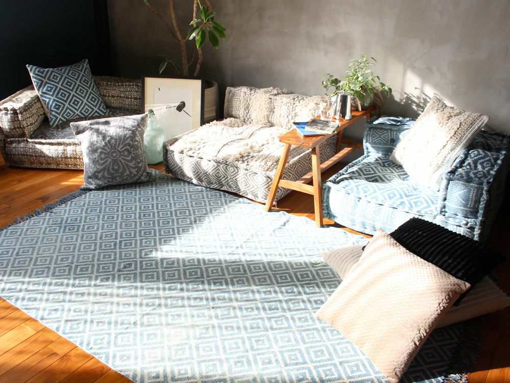 送料無料】BMS ラグ ノス ブルー 1400 | 家具・インテリア a.depeche