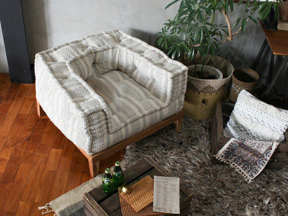 送料無料】ブロック マルチ ソファ U アーム LPF ベージュ - a.depeche