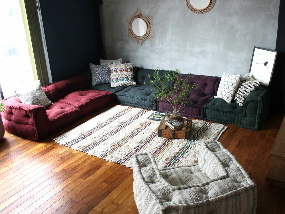 送料無料】ブロック マルチ ソファ U アーム LPF ベージュ - a.depeche