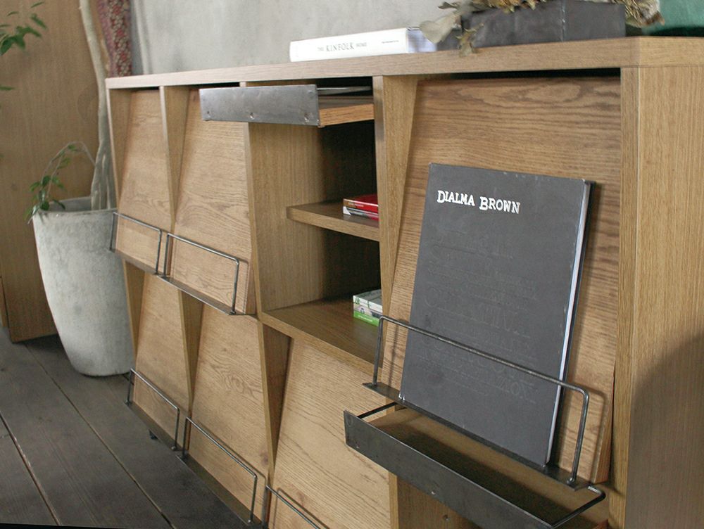 送料無料】カデル レコードラック 4x2 - a.depeche(アデペシュ)