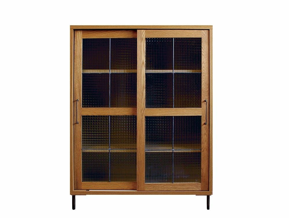 カデル スライドガラスキャビネット ロー