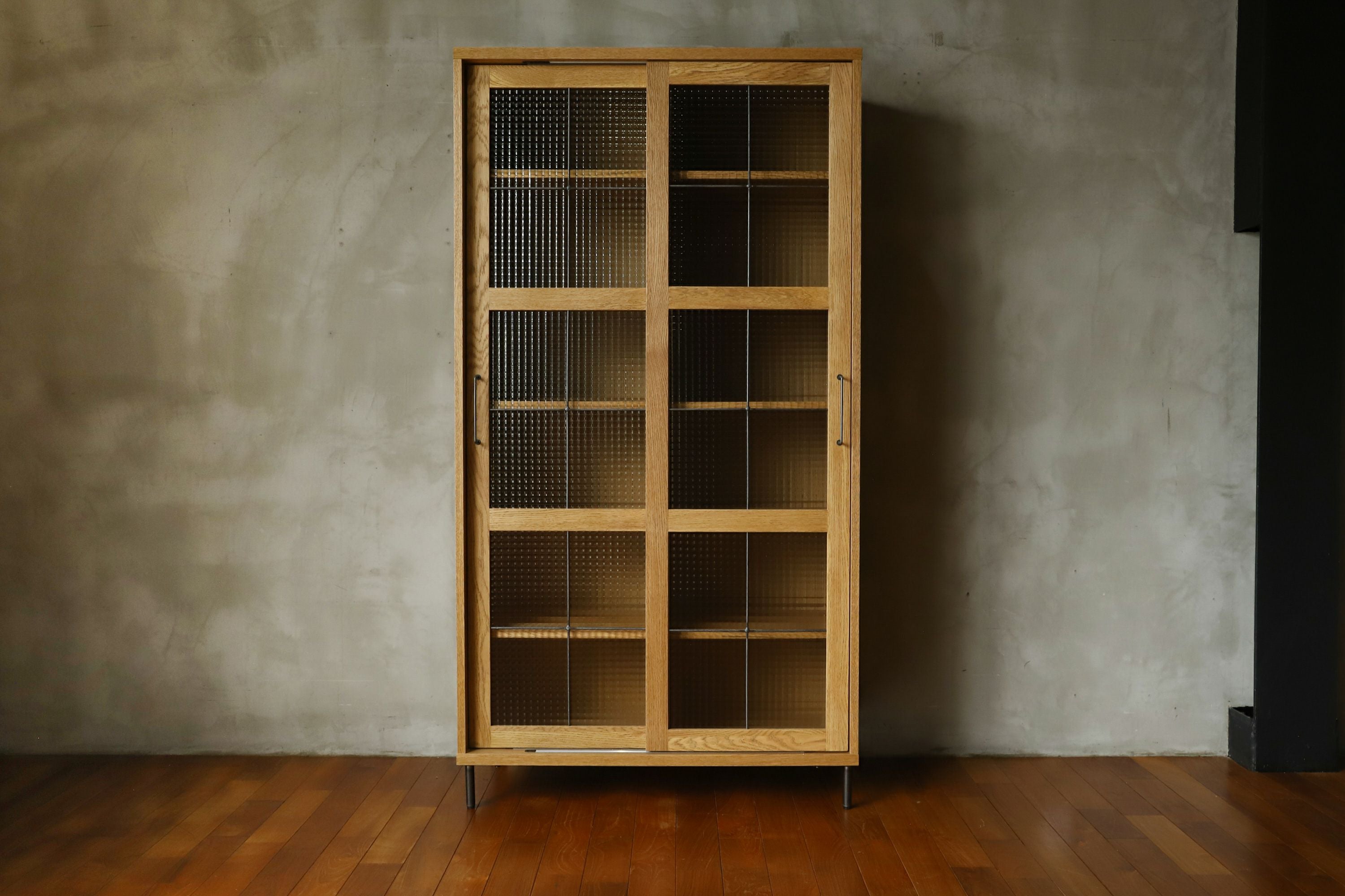 送料無料】カデル スライドガラスキャビネット ハイ - a.depeche