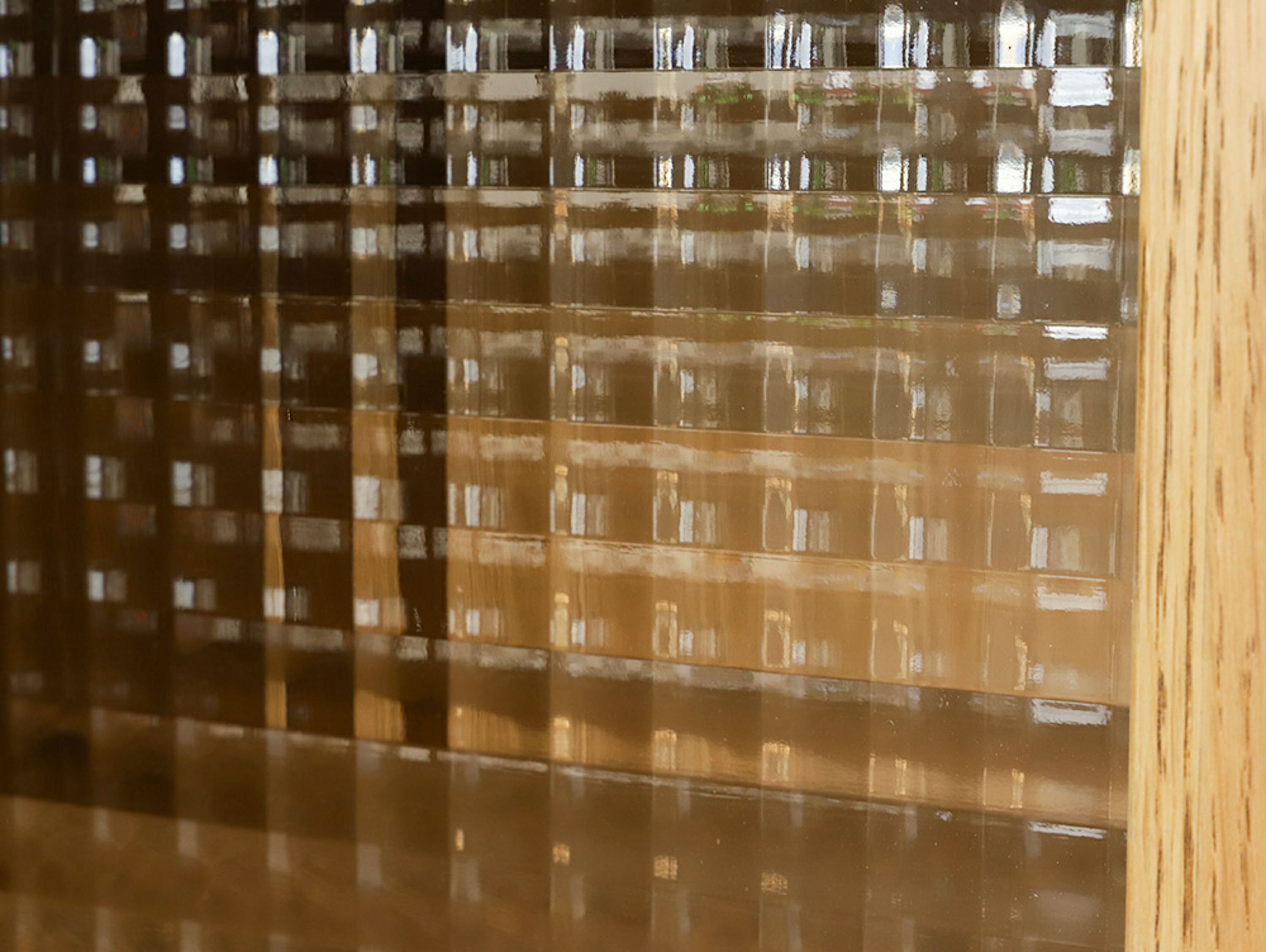 カデル スライドガラスキャビネット ハイ - a.depeche(アデペシュ)