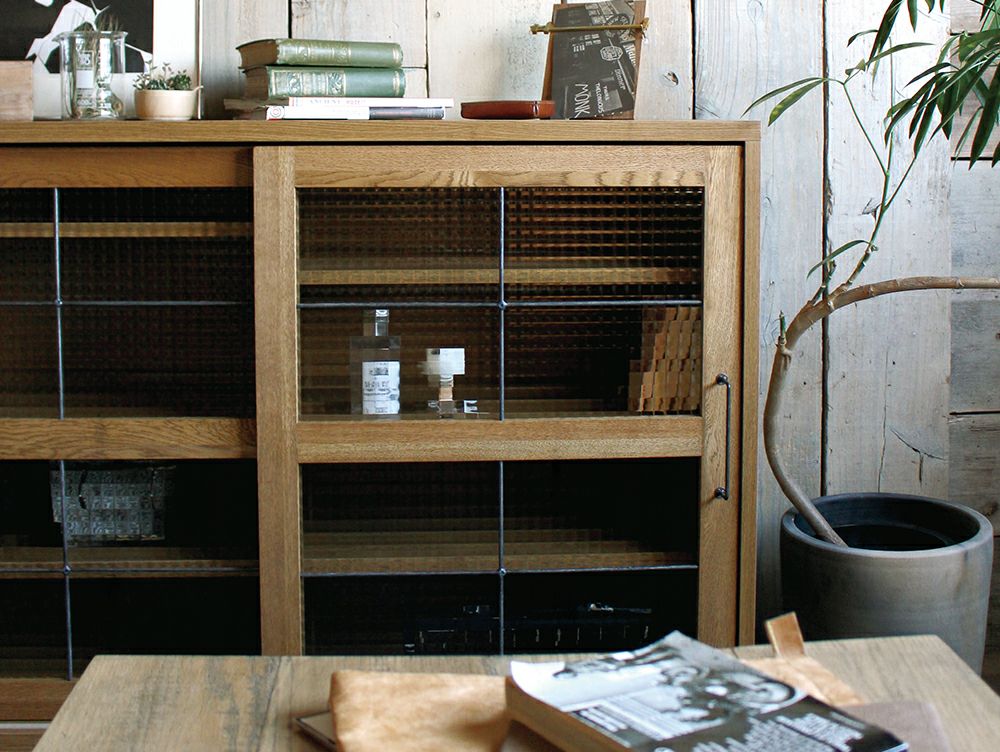 送料無料】カデル スライドガラスローボード 1200 - a.depeche(アデペシュ)