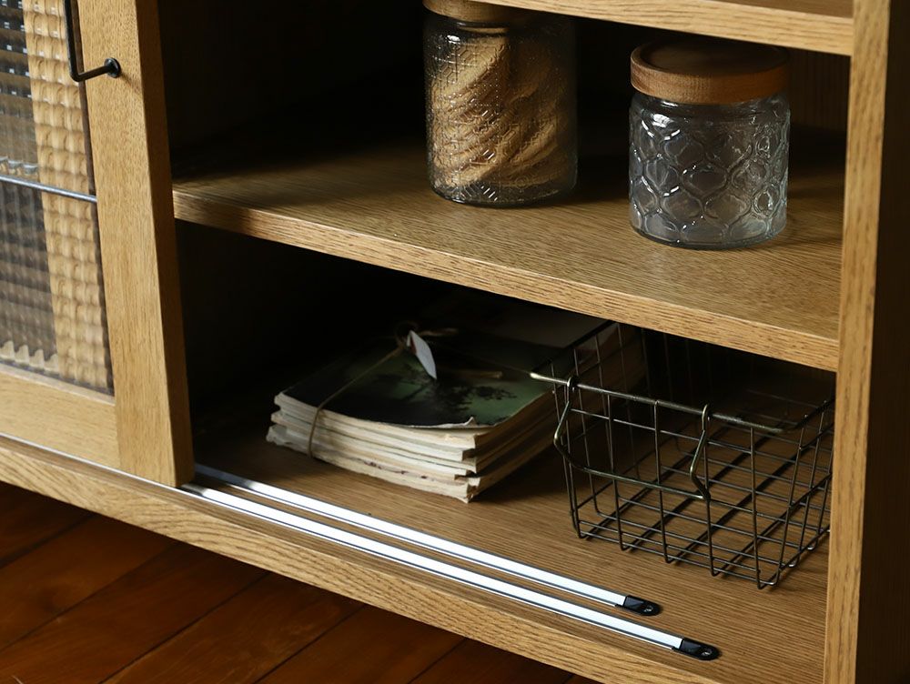 送料無料】カデル スライドガラスローボード 1200 - a.depeche(アデペシュ)