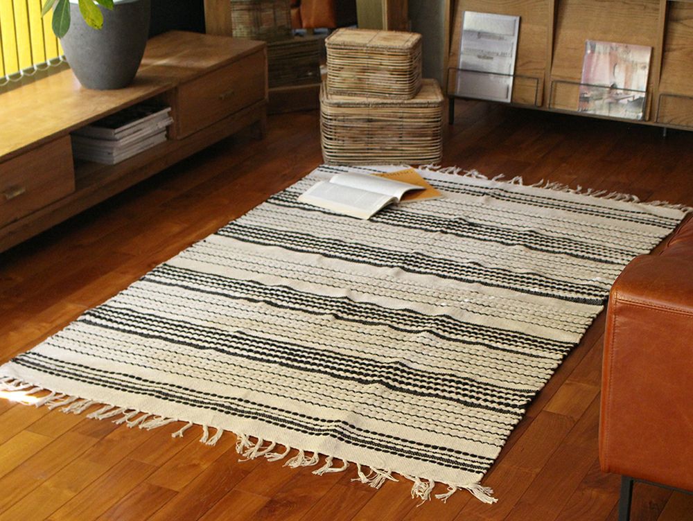 a.depeche（アデペシュ）コットン100%ラグ（1400×2000mm） コットン ラグ 2154 レクタングル | 家具・インテリア a.depeche