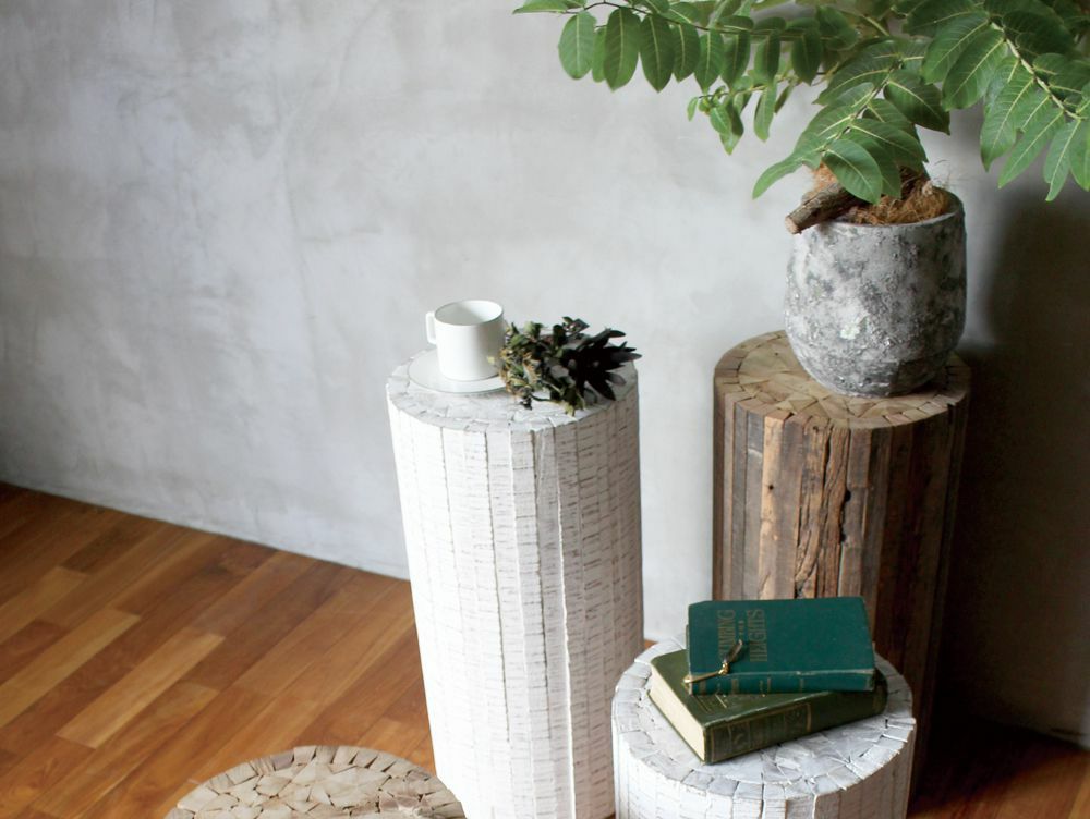 送料無料】コレクトウッド ラウンドハイスツール - a.depeche(アデペシュ)