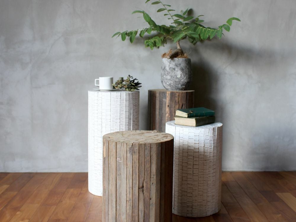 送料無料】コレクトウッド ラウンドハイスツール - a.depeche(アデペシュ)