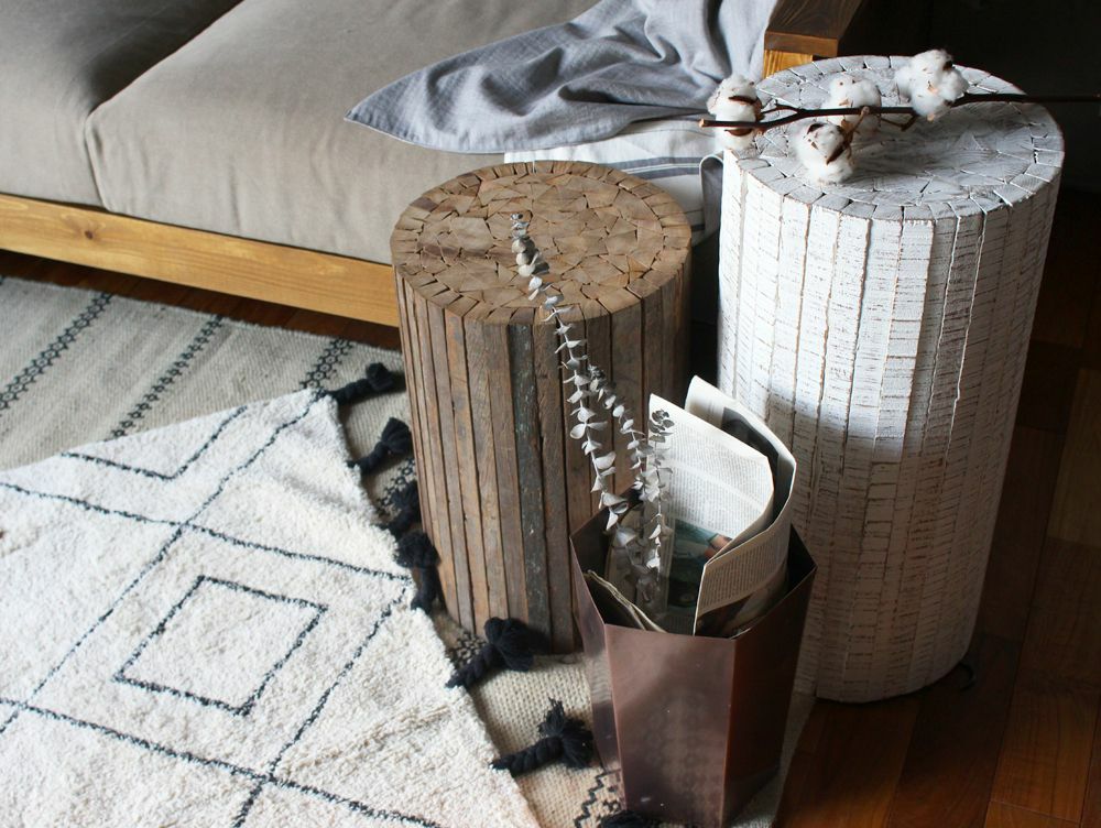 送料無料】コレクトウッド ラウンドハイスツール - a.depeche(アデペシュ)