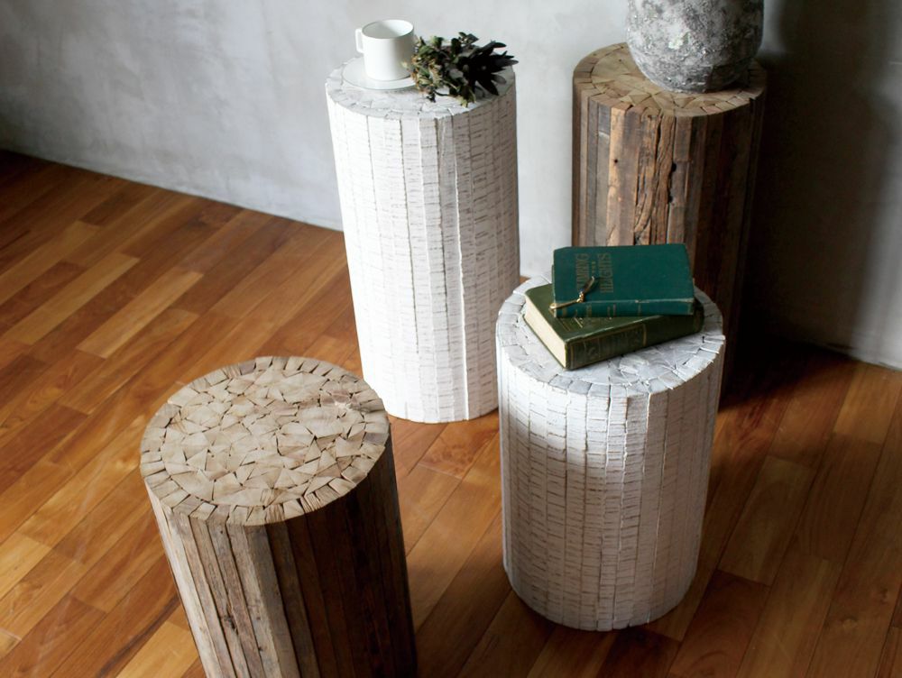 送料無料】コレクトウッド ラウンドハイスツール - a.depeche(アデペシュ)