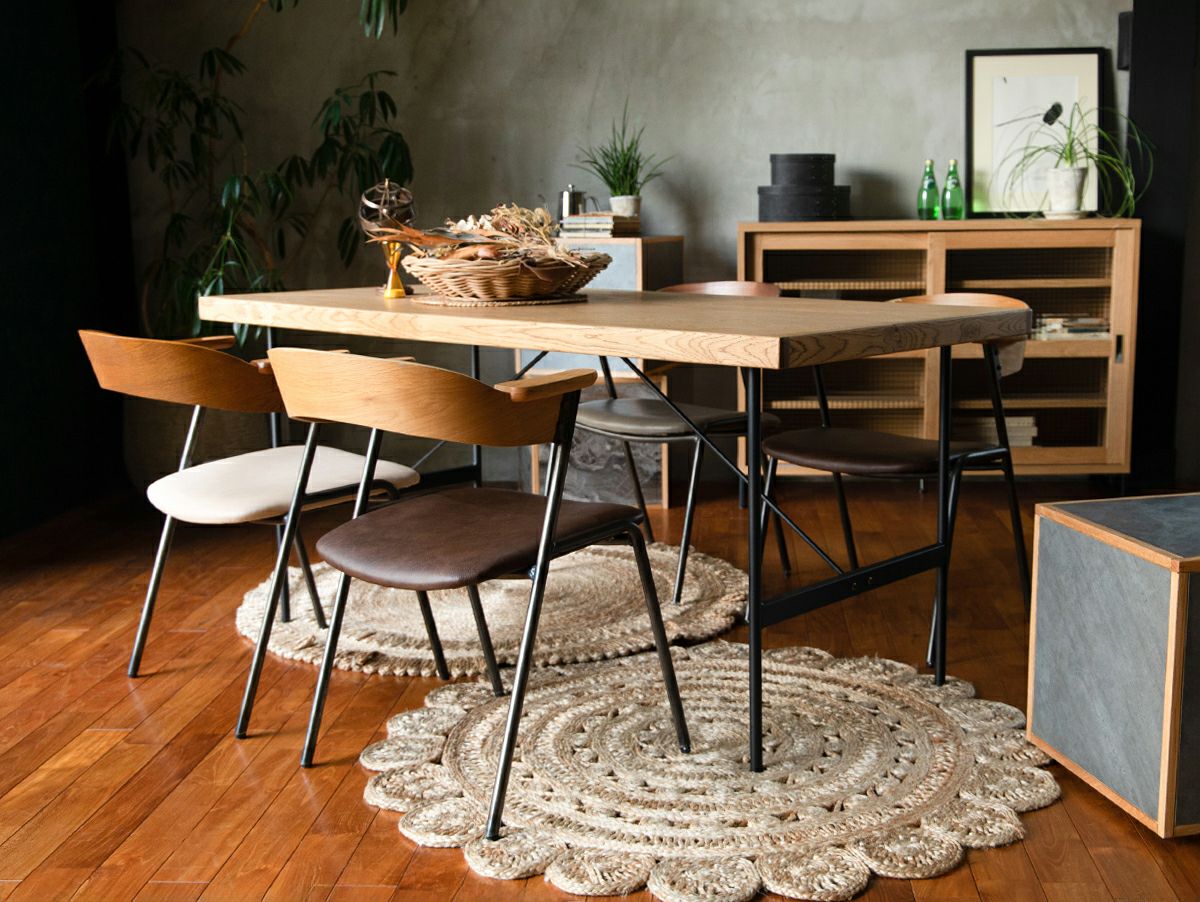 【kotori⭐︎】a.depeche ダニスショートアームチェア ダニス ショートアームチェア アームナチュラル アイアン ダイニング