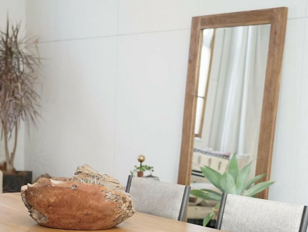 送料無料】オールドチークミラー L | 家具・インテリア a.depeche