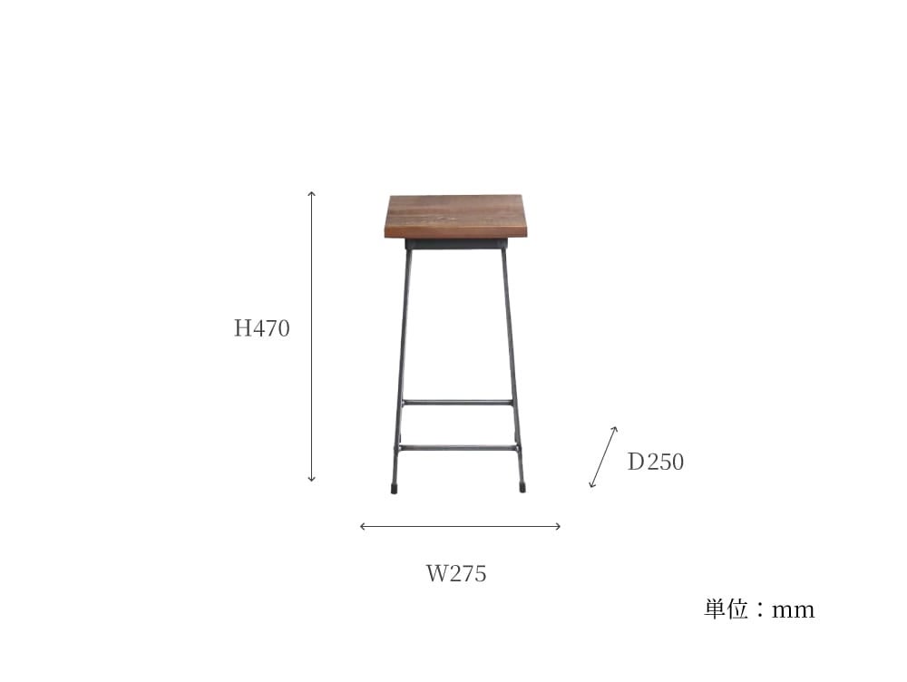 ra2ccho様リクエスト品 】アイアン スツール レザー スツール インダスト アイアン スツール - a.depeche(アデペシュ)