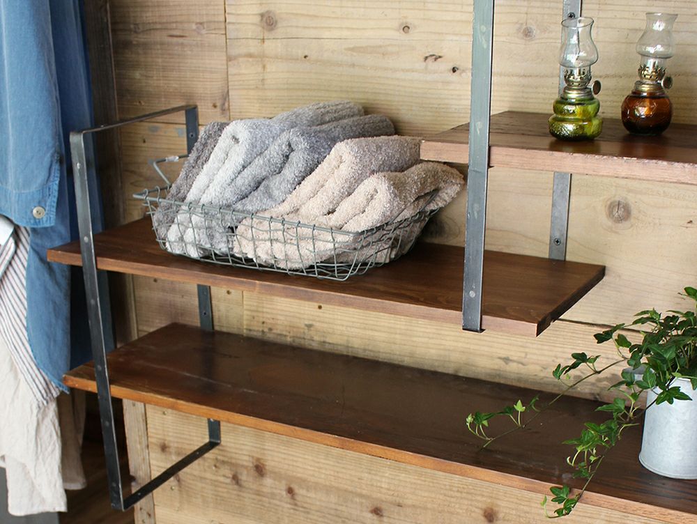 アイアン ウォールシェルフサポート M | 家具・インテリア a.depeche