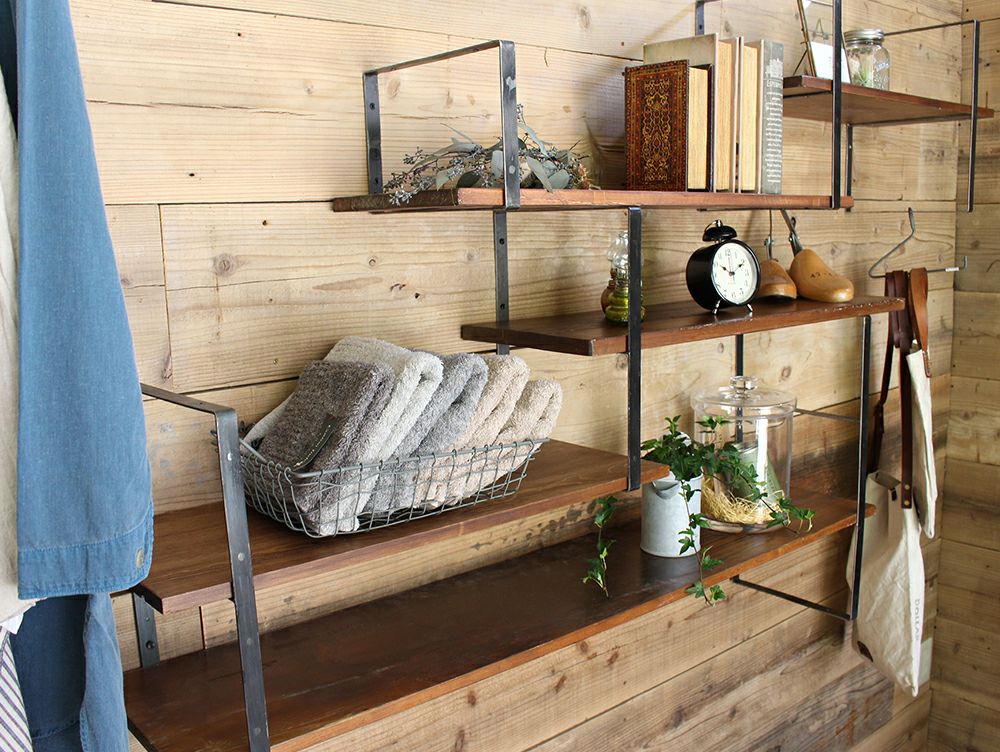 アイアン ウォールシェルフサポート S | 家具・インテリア a.depeche