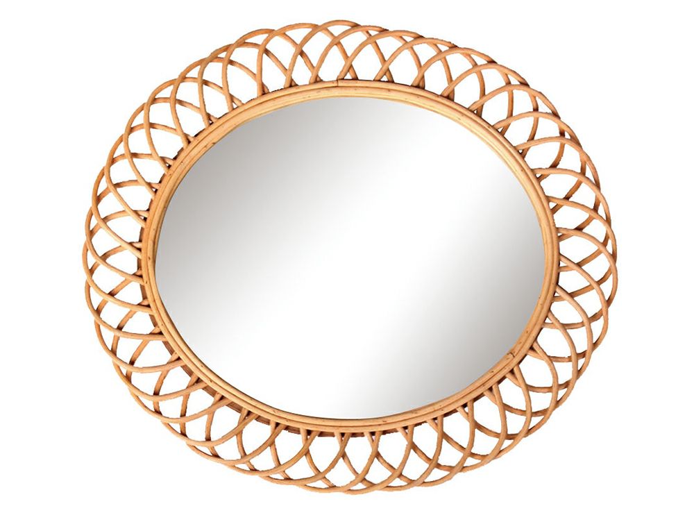 ロッタ ラタン ミラー フルール S | 家具・インテリア a.depeche