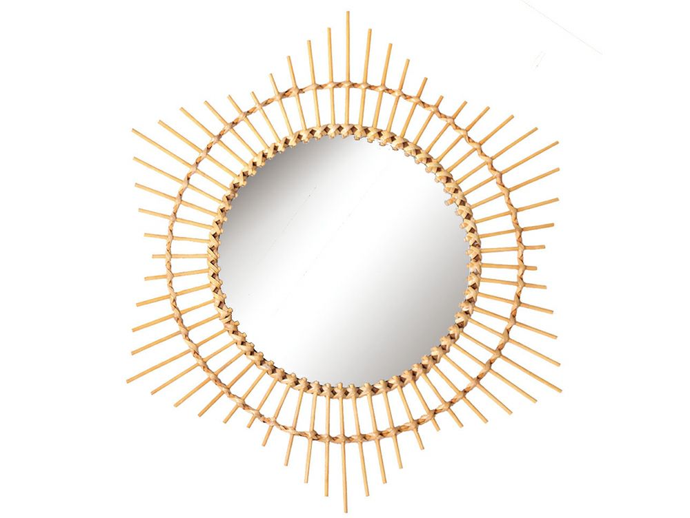 ロッタ ラタン ミラー フルール L | 家具・インテリア a.depeche