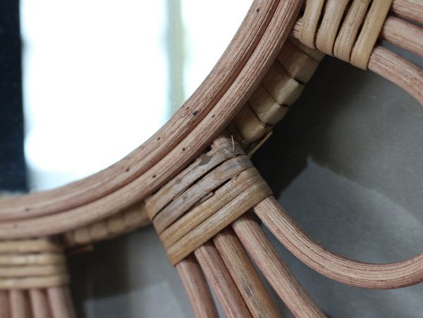 ロッタ ラタン ミラー フルール L | 家具・インテリア a.depeche