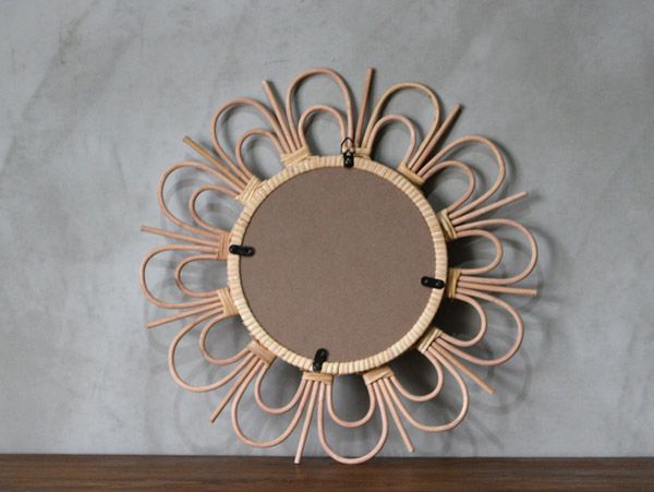 ロッタ ラタン ミラー フルール L | 家具・インテリア a.depeche