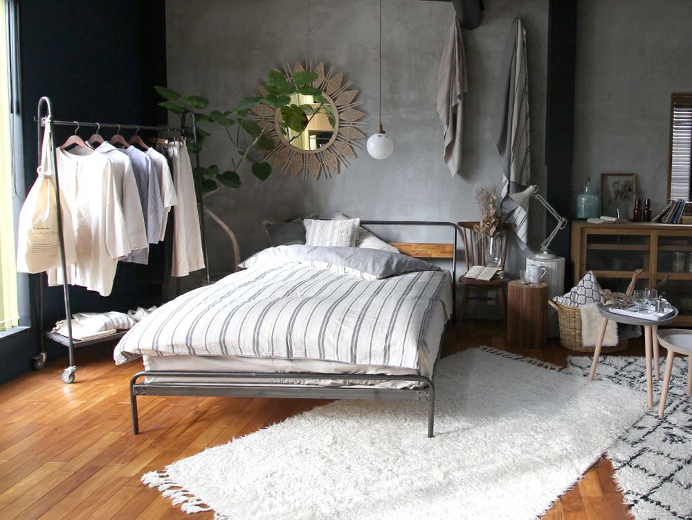 送料無料】ソコフ ベッド ダブル - a.depeche(アデペシュ)