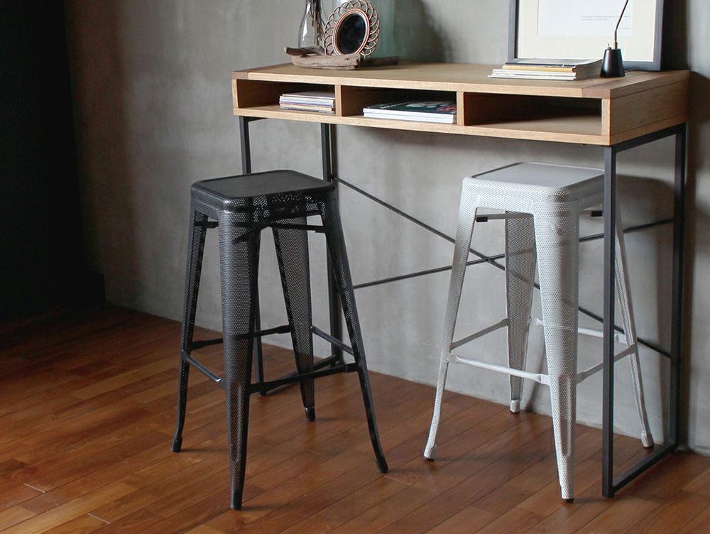 取扱終了]スタッキング メッシュ ハイスツール - a.depeche(アデペシュ)