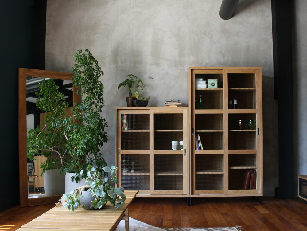 取扱終了]スプレム スライドガラスキャビネット ハイ - a.depeche