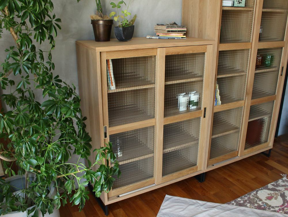 取扱終了]スプレム スライドガラスキャビネット ハイ - a.depeche