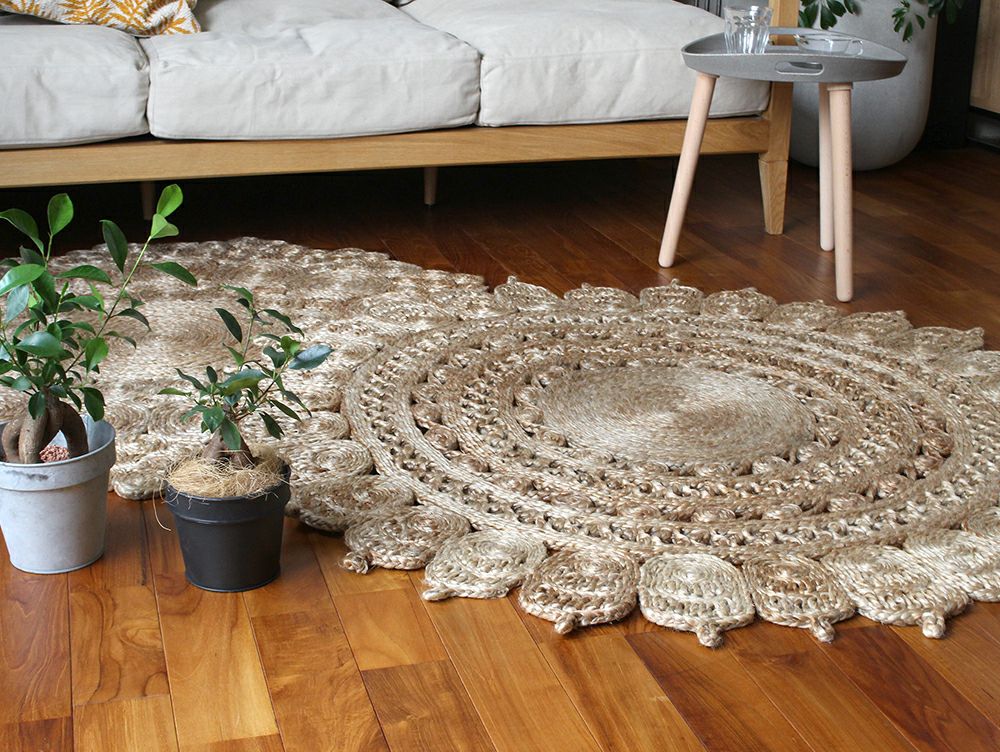 ジュート ラグ 9992 サークル | 家具・インテリア a.depeche(アデペシュ)
