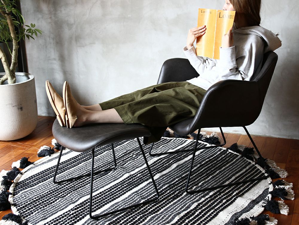 送料無料】パニッシュ ラウンジチェア - a.depeche(アデペシュ)