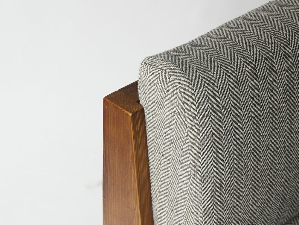 取扱終了][新仕様] ウォーム LD ソファ アームレス ヘリンボーン - a