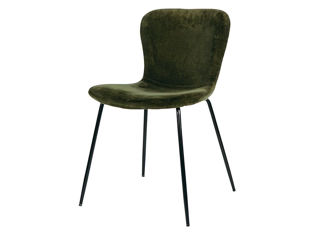 送料無料】ジップ デザイン チェア コーデュロイ - a.depeche(アデペシュ)