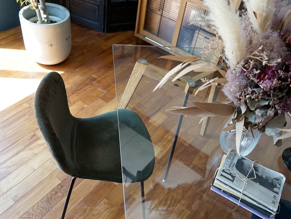 送料無料】ジップ デザイン チェア コーデュロイ - a.depeche(アデペシュ)