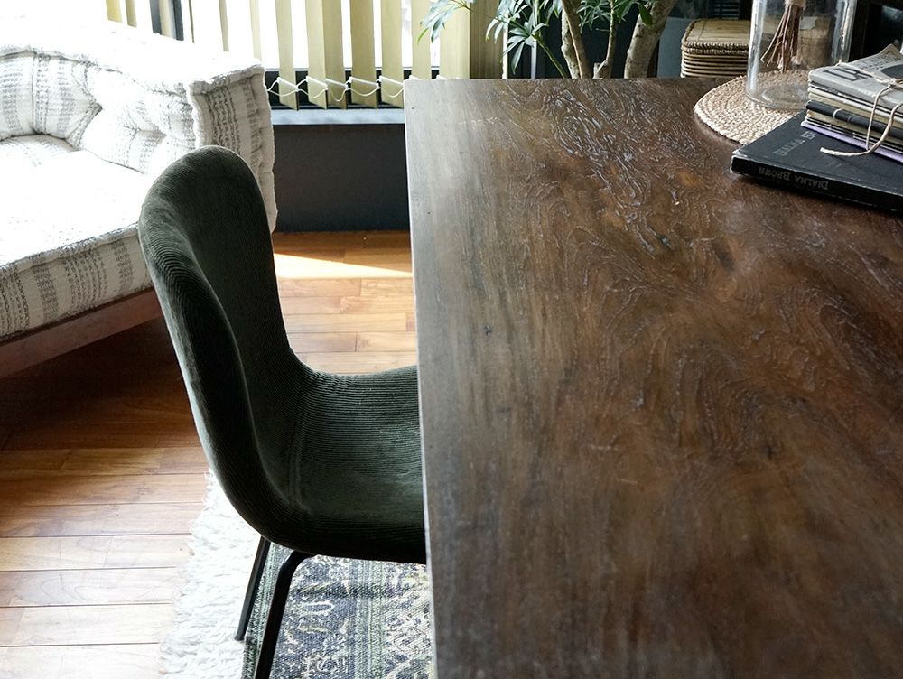 送料無料】ジップ デザイン チェア コーデュロイ - a.depeche(アデペシュ)