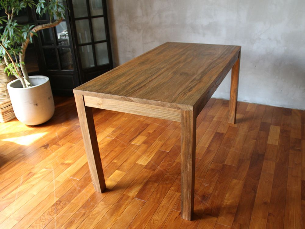 取扱終了]オールドチーク ラスティック テーブル 1500 - a.depeche