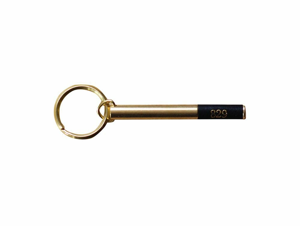 DONQ 万年筆　ペーパナイフ　キーホルダー 受注生産] ピクス ブラス ルームナンバー キーホルダー 無垢 | 家具
