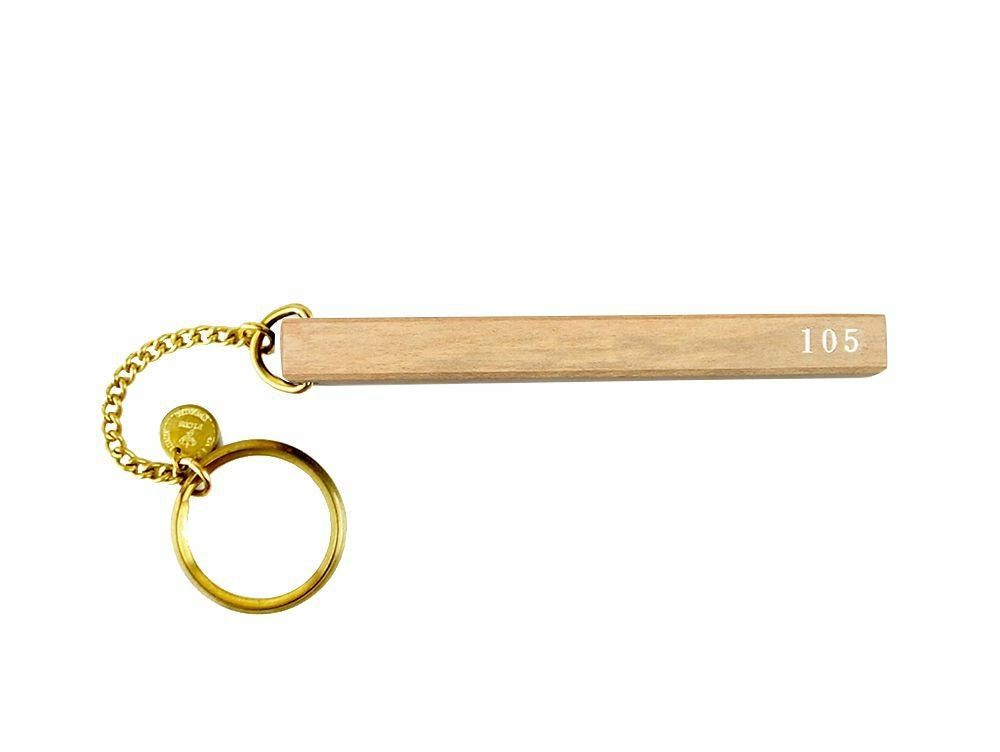 受注生産] ピクス ウッド ホテル キーホルダー 片面箔押し | 家具