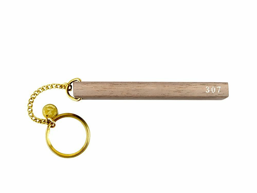 受注生産] ピクス ウッド ホテル キーホルダー 両面箔押し | 家具