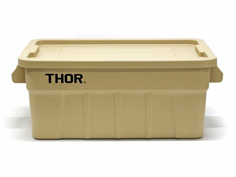 draw drawers バックオープンTシャツ ベージュ ディテール ソー ラージ トート ウィズ リッド 22L | 家具・インテリア