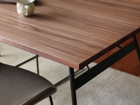決算SALE10％OFF】ウェルメ ダイニングテーブル 1500 ウォルナット - a 