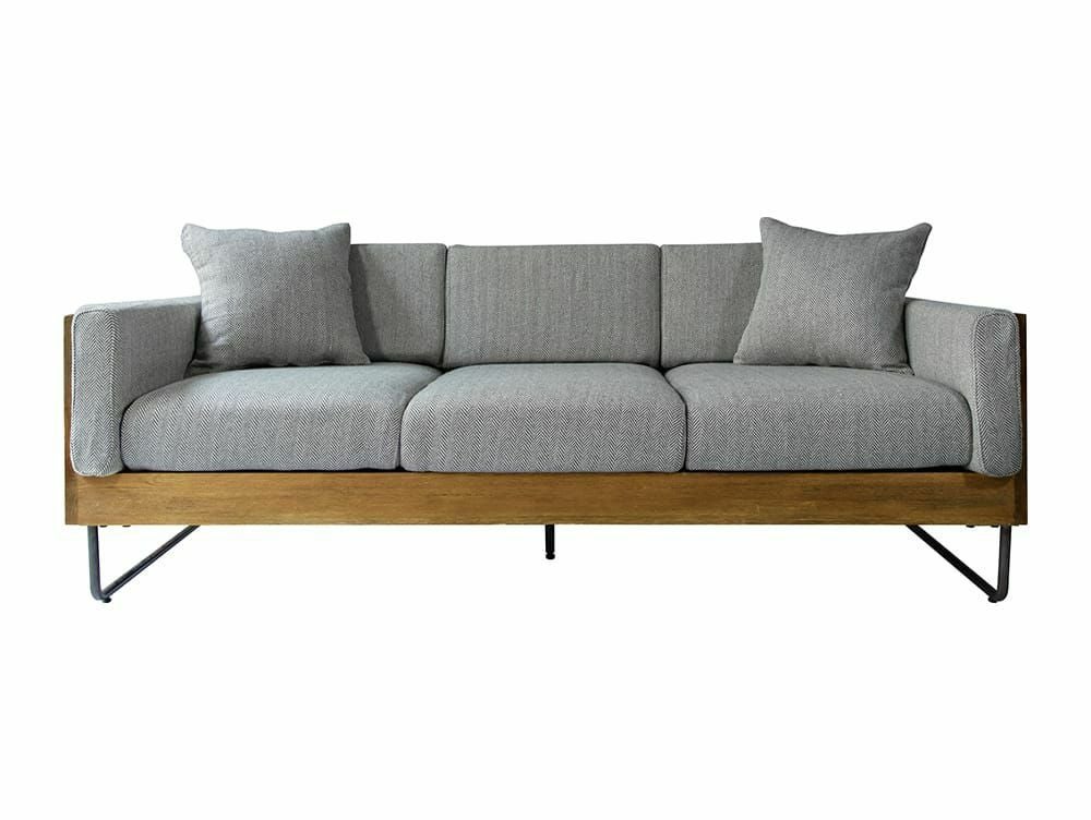 3人掛けソファ アイアン 【送料無料】ウォーム 3シート ソファ - a