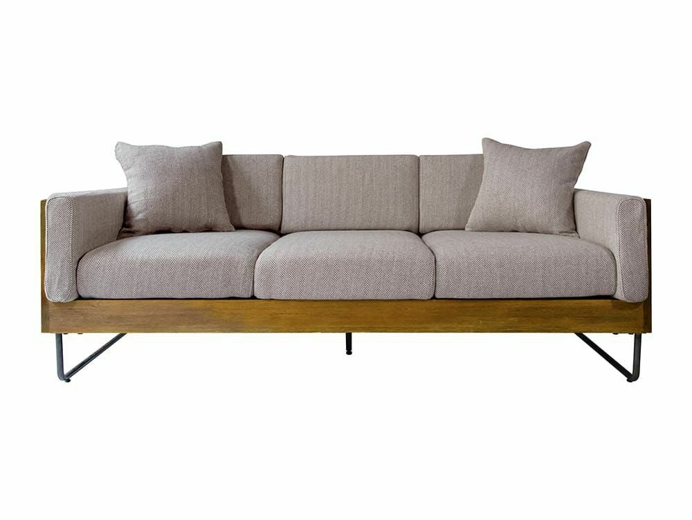 3人掛けソファ アイアン 【送料無料】ウォーム 3シート ソファ - a