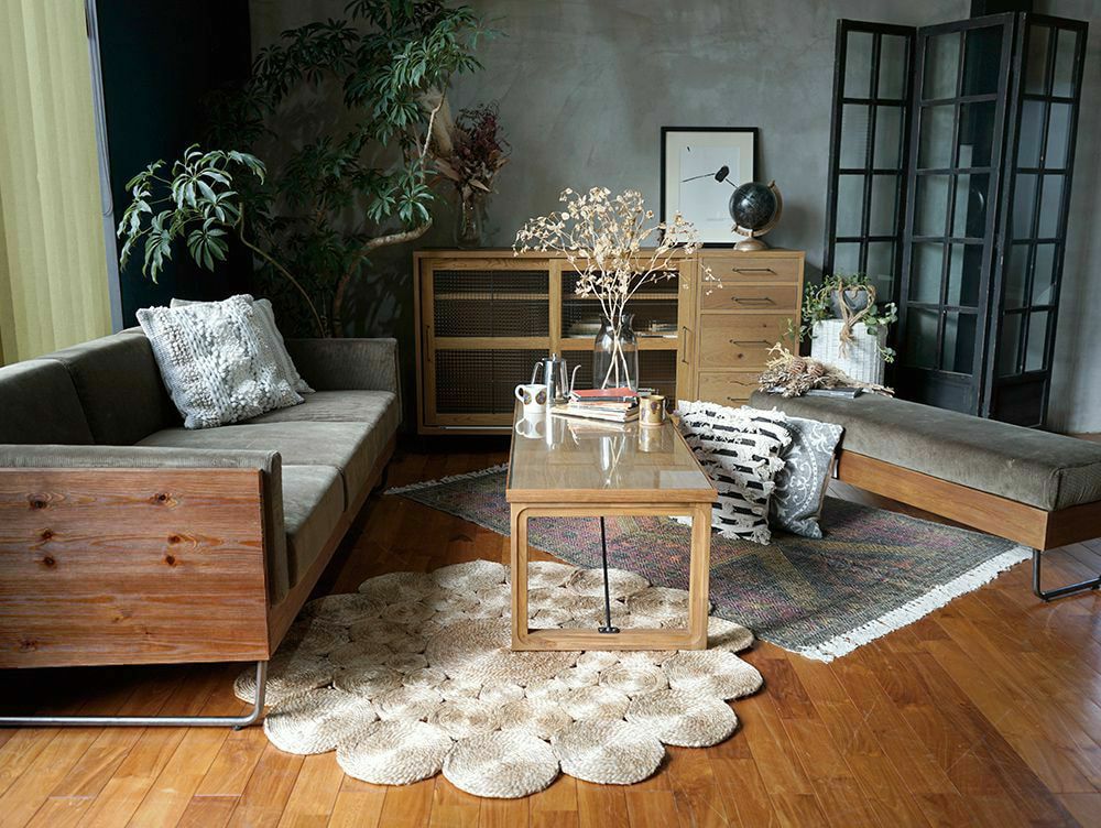 3人掛けソファ アイアン 【送料無料】ウォーム 3シート ソファ - a