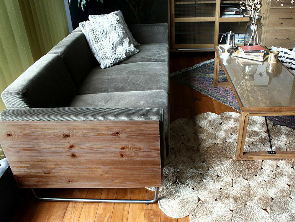 3人掛けソファ アイアン 【送料無料】ウォーム 3シート ソファ - a