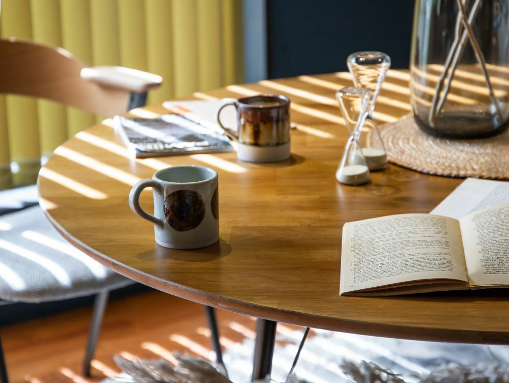 送料無料】ソウ ダイニングテーブル 1050 ラウンド - a.depeche