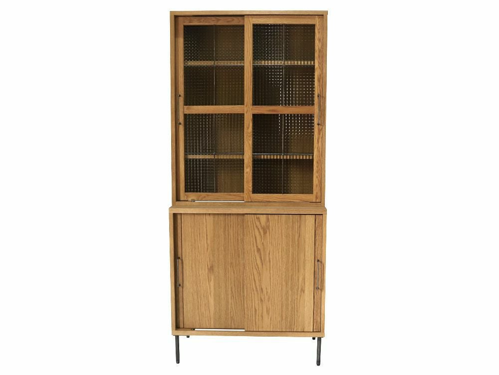 送料無料】カデル スライドガラスキャビネット ハイ - a.depeche